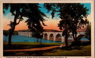 Postcard 918901 Cumberland Valley RR Bridge River  