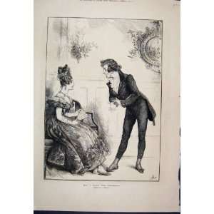    1879 Request A Dance Lady Romantic Gesture Barnard