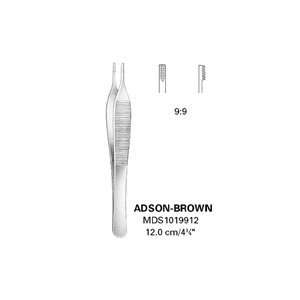 Tissue Forceps, Adson Brown   99 teeth, straight, 4 3/4 inch , 12 cm 
