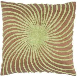   Pillows T03586 Green / Brown 18 x 18 Single Area Rug