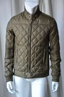 DYLAN GEORGE Mens AVIATOR Nylon Quilted Puffer Jacket 9  