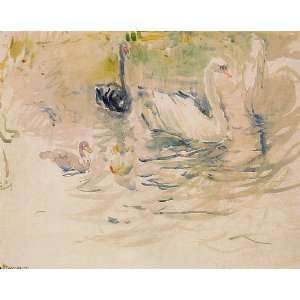 Hand Made Oil Reproduction   Berthe Morisot   32 x 26 inches   Swans 