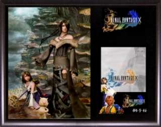 Final Fantasy X 10 Yuna/Rikku/Lulu Plaque Sets + Cards  