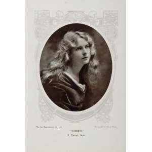  1910 Bobbins Portrait Study Young Woman Elwin Neame 