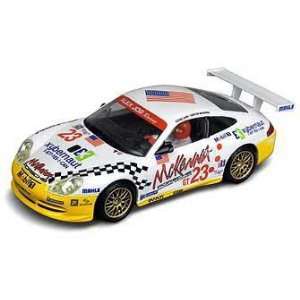  Ninco   1/32 Porsche 911 GT3 R Alex Job wh/yel Slot Car 