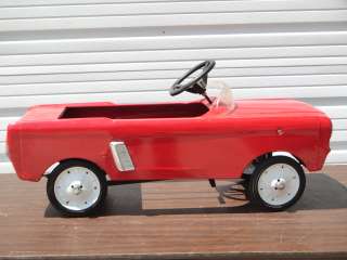 1966 AMF FORD MUSTANG PEDAL CAR REISSUE TOY RIDE ON VEHICLE  