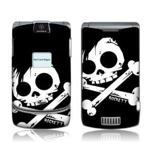   RAZR  V3 V3c V3m  Rockett Clothing  Rockett Skull Skin Electronics