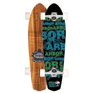 Arbor Koa Pocket Rocket Mini Longboard Skate Deck (Deck Only)  