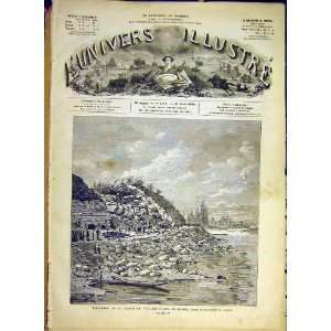  China Rock Slide Landslip Colline French Print 1880
