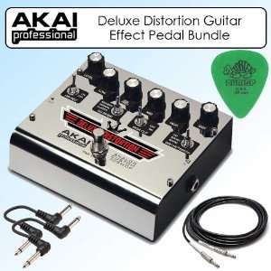  Akai Deluxe Distortion Guitar Effect Pedal Bundle With 