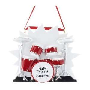  Personalized Drums Christmas Ornament