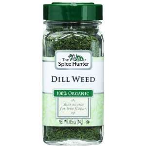 The Spice Hunter Dill Weed, Organic, 0.5 oz Jars, 6 pk  