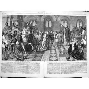 1864 Tristram Round Table Queen Robing Westminster 