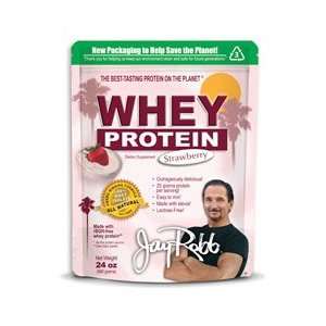  Jay Robb Strawberry Whey Protein Isolate 24oz Health 