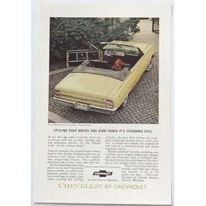  1964 Chevy Chevelle Malibu SS Convertible Print Ad (1234 