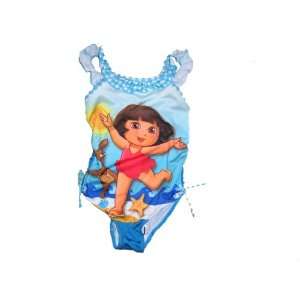  Dora The Explorer Toddler One Piece Swimsuit 3T 