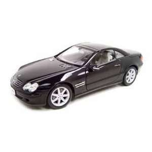  2001 Mercedes Benz SL500 1/18 Black Toys & Games