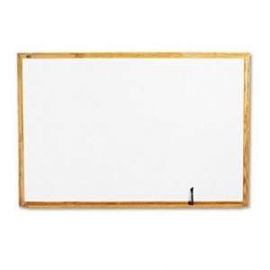   Board, Melamine, 72 x 48, White, Oak Finish Wood Frame Electronics