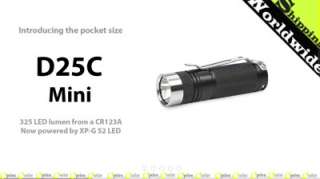 EagleTac D25C mini LED Light   325 Lumens with Clip, battery included 