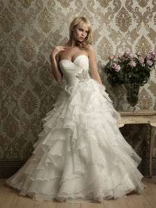 New Style Elegant Bridesmai Wedding Dress Bride Ball Gown Size 6, 8 