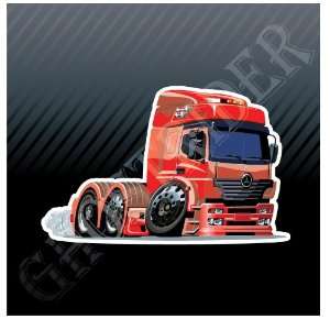  Mercedes Benz Truck Trucks Racing Race Track Model Sticker 