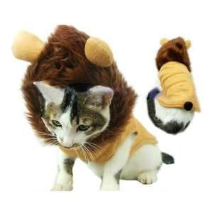  Cats & Dogs Clothing Lion Coat Costume   Size L
