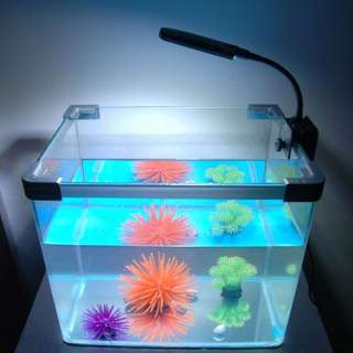 Modes Aquarium fish tank 28 LED Blue & White clip lighting LAMP 