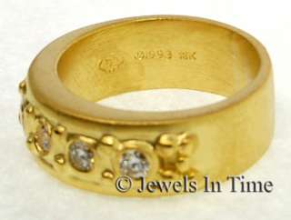 Diamond Ring 18k Yellow Gold Doris Panos 6.25  