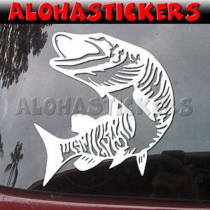 Striped Bass Fish Decal Sticker 