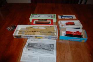   athearn walthers bevbel set flat car caboose train HO scale lot  