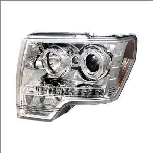  IPCW Chrome Projector Headlights W/ Rings 09 10 Ford F 150 