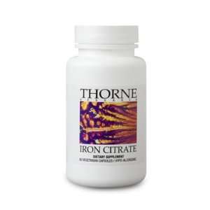  Iron Citrate 60 Capsules   Thorne Research Health 
