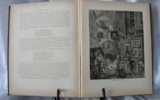   Hogarths Works Hardcover Book Illustrated The Works Of Hogarth  
