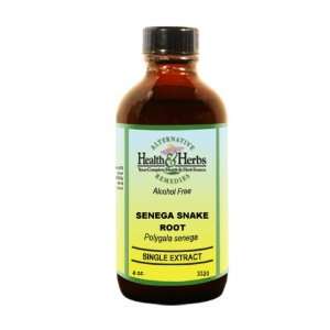   Health & Herbs Remedies Senega Snake Root , 4 Ounce Bottle Health