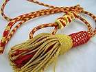 bishops clergy tassle pectoral cord red gold bullion thread for