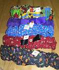 lot of five decorative 19 holiday cotton dog collars returns