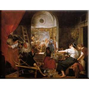 The Fable of Arachne 16x12 Streched Canvas Art by Velazquez, Diego 