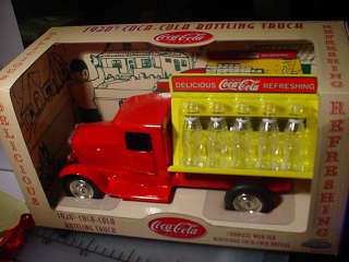 COCA COLA  COKE 1930S DELIVERY TRUCK WITH MINI BOTTLES  