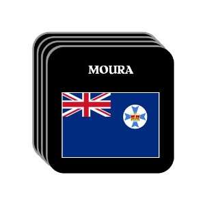 Queensland   MOURA Set of 4 Mini Mousepad Coasters