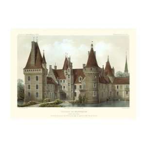 French Chateaux IV   Poster by Victor Petit (28x20) 