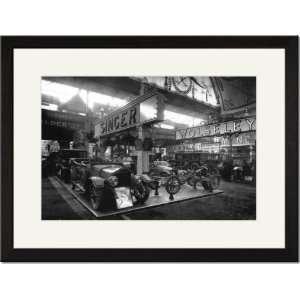   Framed/Matted Print 17x23, Olympia Motor Show, London