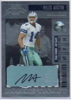 2006 Playoff Contenders MILES AUSTIN (Rookie) Auto Cowboys  