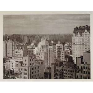   City View High Rise Buildings   Original Photogravure