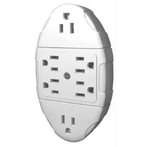 Westinghouse White 6 Outlet Grounded Wall Adapter with Transformer 