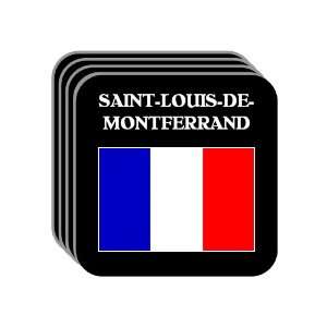 France   SAINT LOUIS DE MONTFERRAND Set of 4 Mini Mousepad Coasters