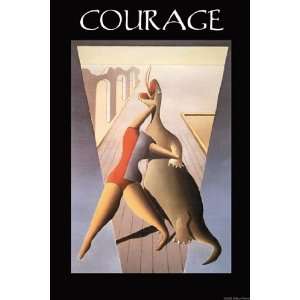 Courage by Wilbur Pierce 12x18 