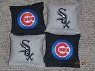 CHICAGO CUBS vs WHITE SOX EMBROIDERED CORN HOLE BAGS(8)