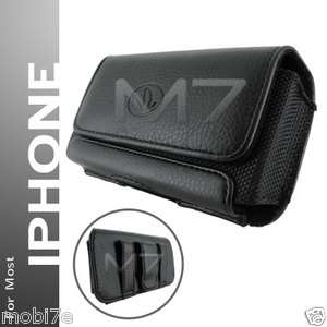   PREMIUM LEATHER POUCH CASE FOR IPHONE IPOD TOUCH COVER WITH BELT CLIP