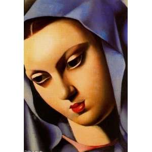     Tamara de Lempicka   24 x 36 inches   Vierge bleue