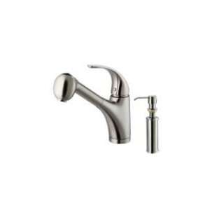  Vigo VG02011STK2 9 3/4H Pull Out Spray Kitchen Faucet in 